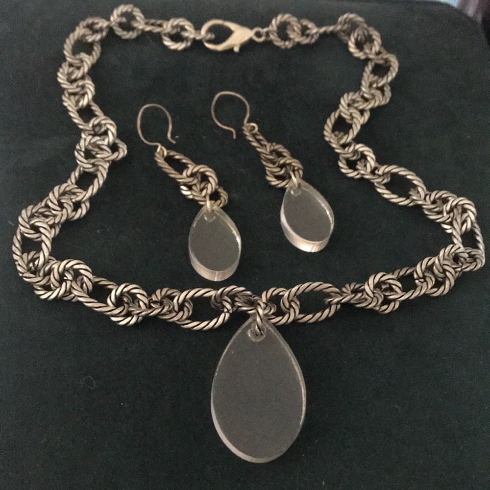 Color by Amber necklace and earrings